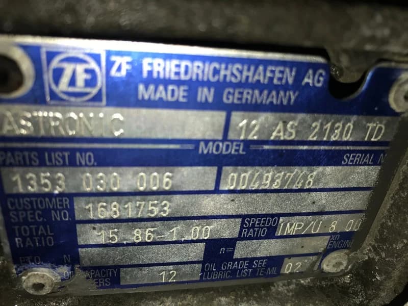 DAF 1681753 AUTOMATA VÁLTÓ 12 AS 2130 TD R=15,86-1,00 – 3. kép