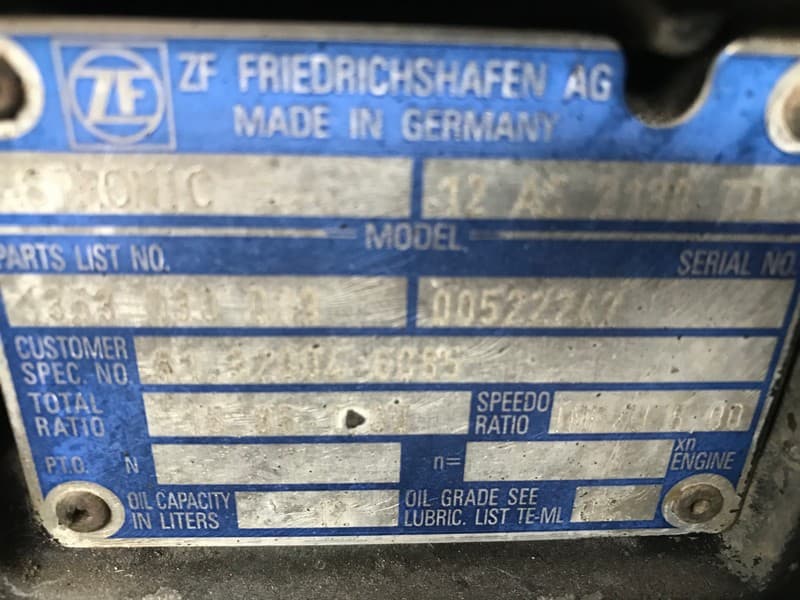 CUTIE DE VITEZE ZF 12 AS 2130 TD R=15,86-1,00 – 5. kép