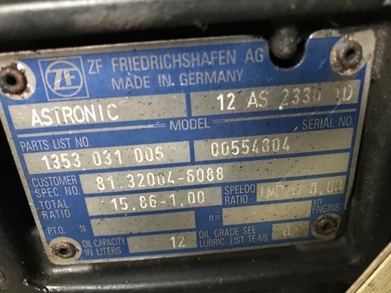CUTIE DE VITEZE ZF 12 AS 2330 TD R=15,86-1,00 – 5. kép