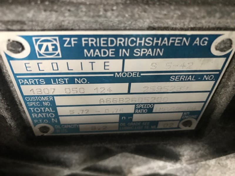 CUTIE DE VITEZE MERCEDES A6682605200 MANUALA ZF S 5-42 R=5,72-0,76 – imagine 3