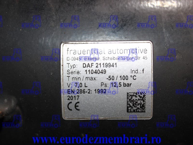 BUTELIE DE AER DAF XF106 2119941, 1999919, 2048188 – imagine 3
