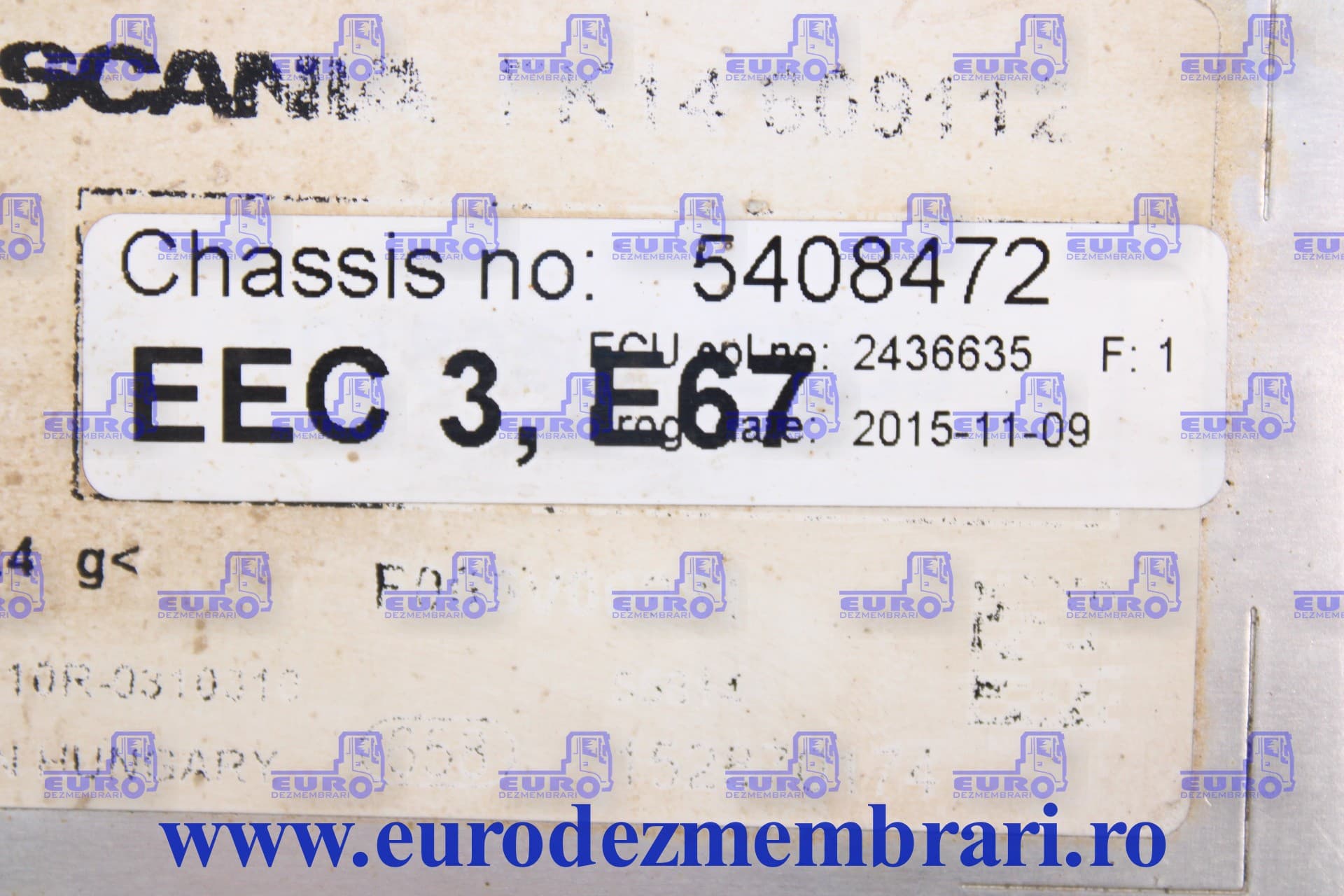 CALCULATOR EEC3 SCANIA 2436635, 2562200, 2300007, 2307227, 2377683, 2272388, 2469934, 2541603 – imagine 2