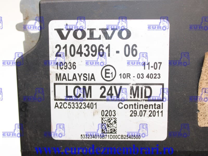 CALCULATOR LCM VOLVO FH 21043961, 23203748 – imagine 3