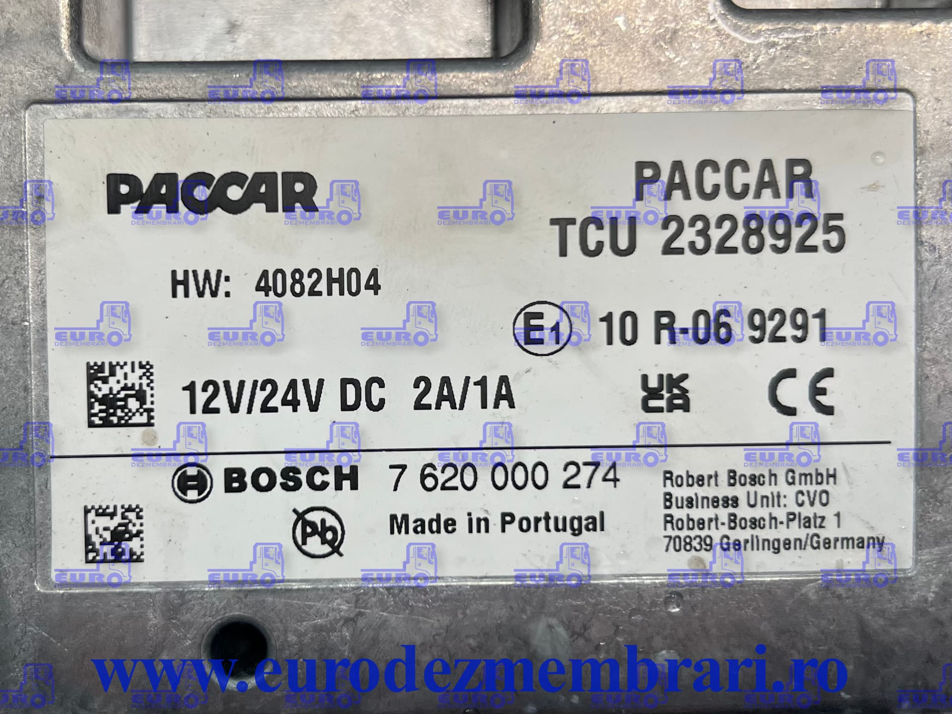 SEBESSÉGVÁLTÓ VEZÉRLŐEGYSÉG DAF XG 2328925 – 3. kép
