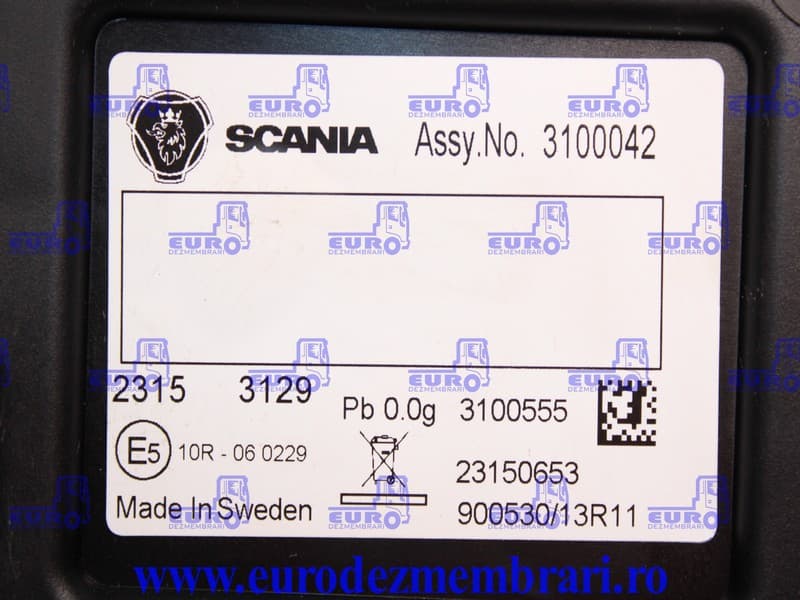DASHBOARD GAUGE SCANIA SUPER 3165898, 3139221, 3111299, 3086788, 3069731, 3029711, 2994191, 2943791, 2914824, 2863485, 2870417, 2801311, 2868366, 2839600, 2797228, 2797424, 2717225, 2709872, 2621910, 2566763, 2548537 – image 3
