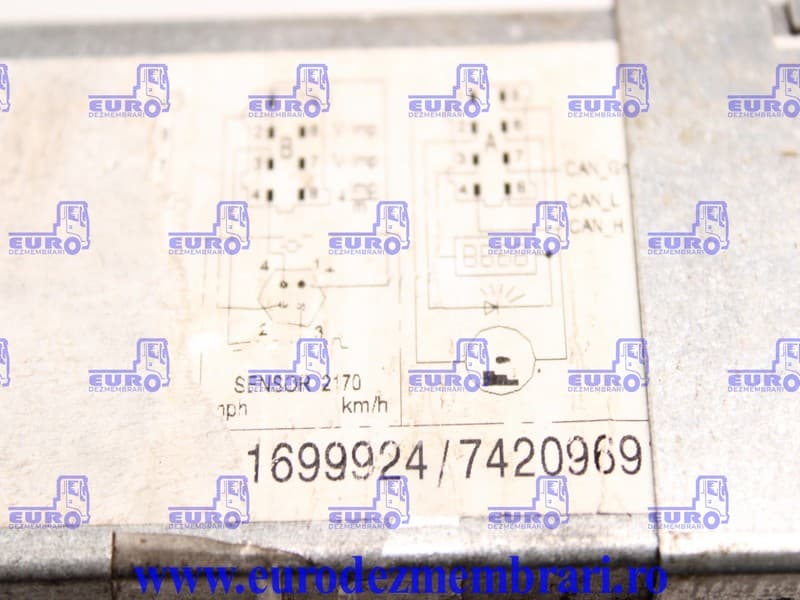 ELEMENT BORD TAHOGRAF DAF XF 1699924 – imagine 4