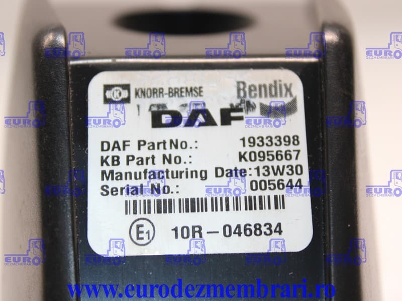 SENZOR RADAR DAF XF106 1933398, K095667 – imagine 7