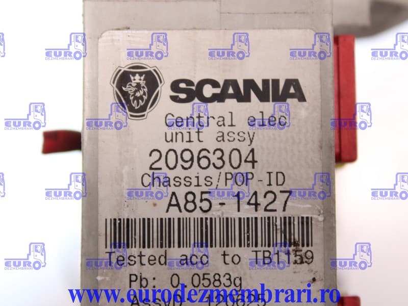 BIZTOSÍTÉKTÁBLA SCANIA 2096304 – 3. kép
