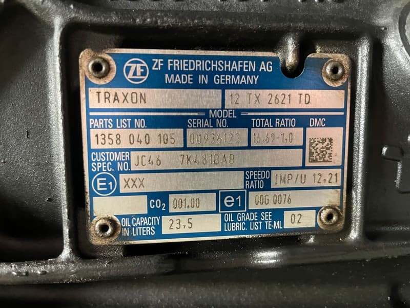 CUTIE DE VITEZE FORD JC46 7K481BAB TRAXON F-MAX 12 TX 2621 TD R=16,69-1,0 – imagine 5
