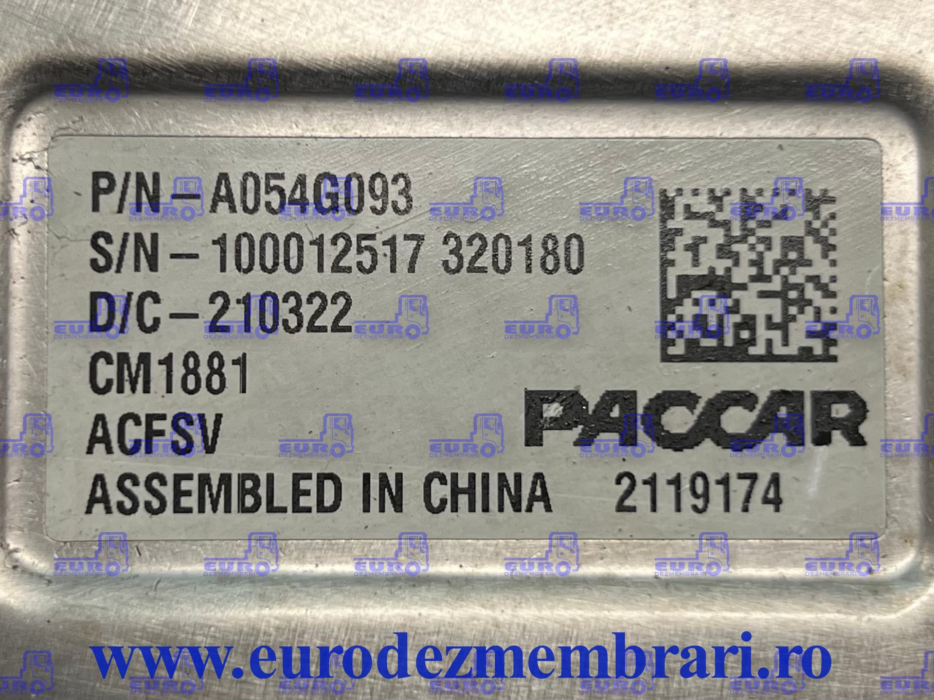 ADBLUE VEZÉRLŐEGYSÉG DAF XF 2119174, 2051443 – 2. kép