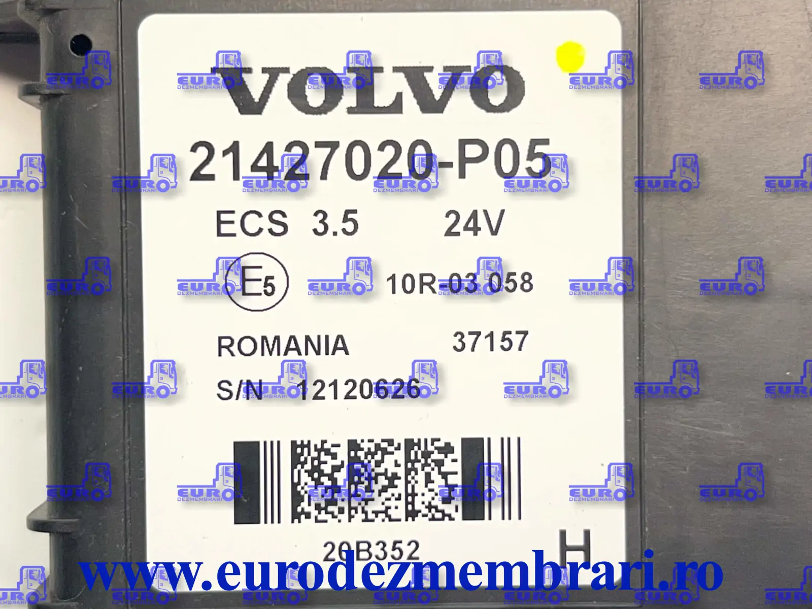 CALCULATOR ECS VOLVO FH 21427020, 21088513, 20499961, 20503187, 20569214, 20455649, 20499962, 20503188, 20569213, 21427021, 21720014, 21720000 – imagine 3