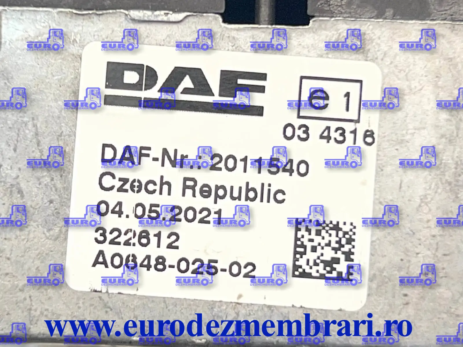 RETARDER KAR DAF XF 2011540, 1975671 – 2. kép