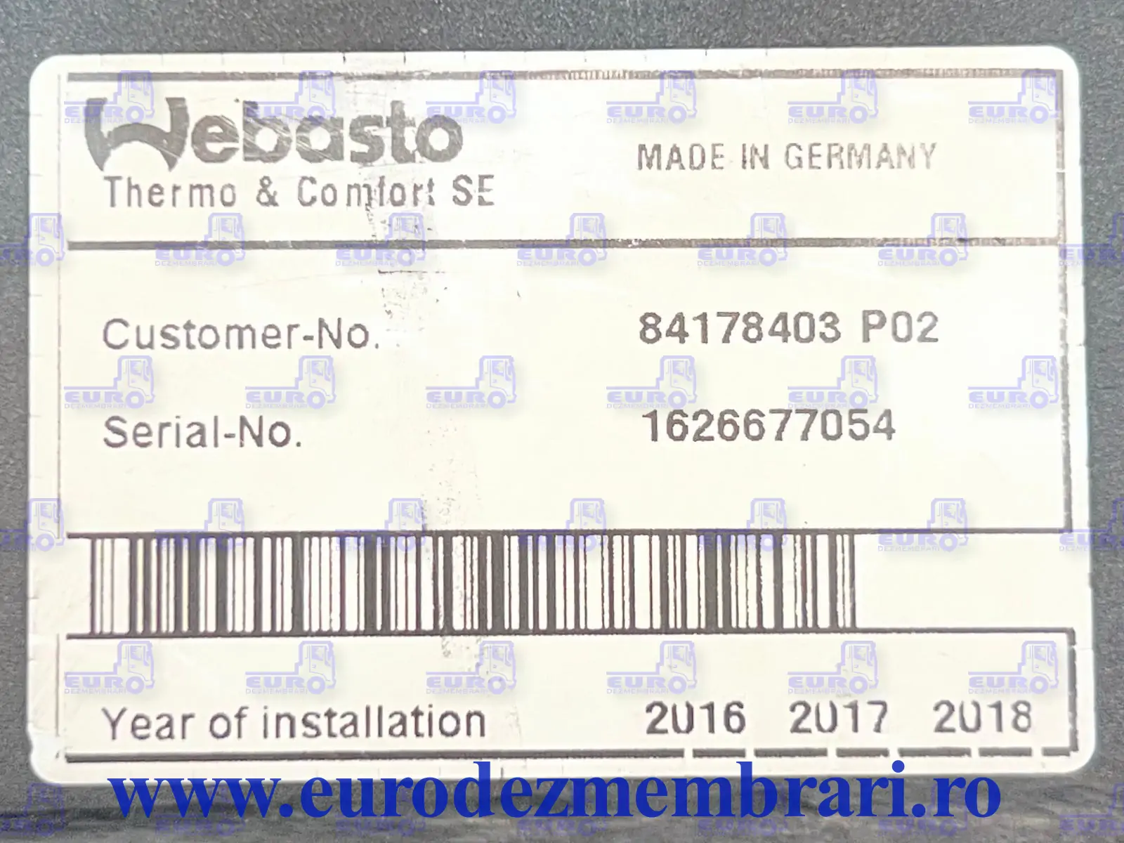 SIROCOU VOLVO FH4 84178403, 84025006, 84045826, 84101639, 23440197, 24211122 – imagine 3