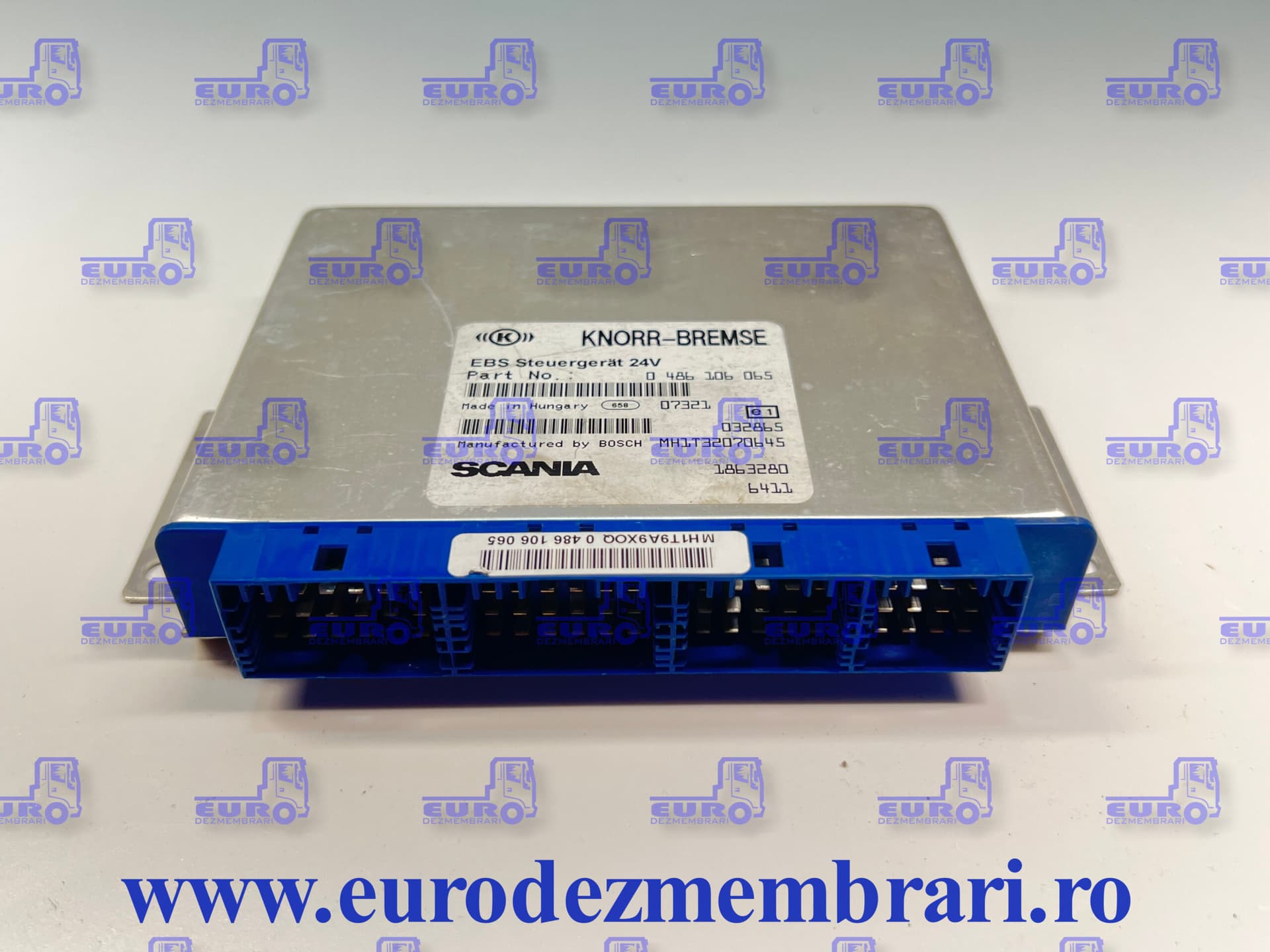 EBS VEZÉRLŐEGYSÉG SCANIA R 1863280 0486106065, 1432759, 1455801, 1541729, 1541730, 1720881, 1720882, 1735698, 1735699