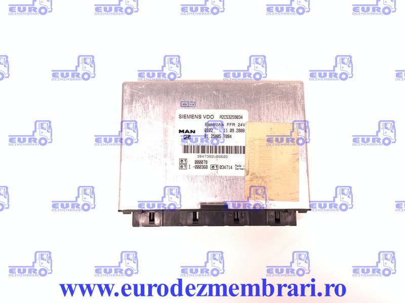 FFR CONTROL UNIT MAN TGX 81.25805.7084, 81.25805.7088, 81.25805.7081, 81.25805.7082, 81.25805.7083, 81.25805.7086, 81.25805.7087, 81.25805.7089