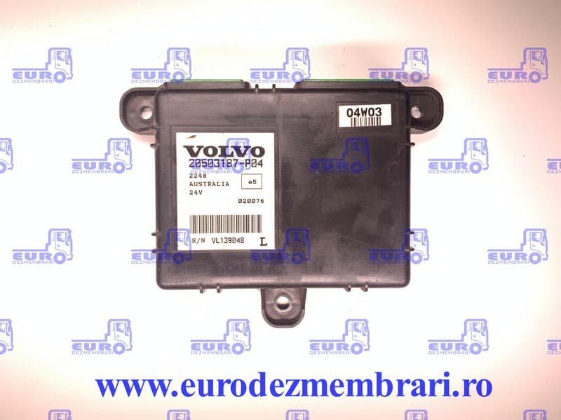ECS VEZÉRLŐEGYSÉG VOLVO 20503187, 21088513, 20499961, 20499962, 20569214, 20455649, 20503188, 20569213, 21427021, 21427020, 21720014, 21720000