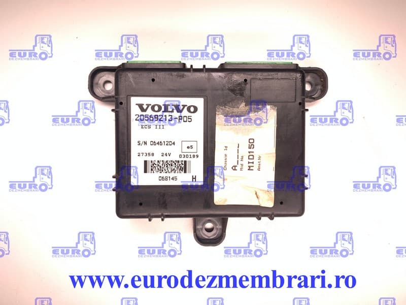 ECS VEZÉRLŐEGYSÉG VOLVO 20569213, 20499962, 21088513, 20499961, 20503187, 20569214, 20455649, 20503188, 21427021, 21427020, 21720014, 21720000