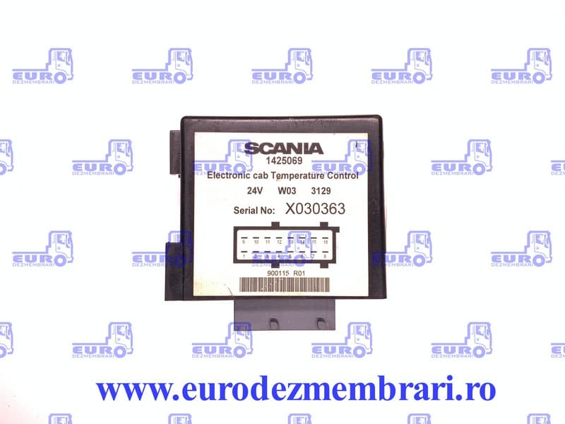 FÜLKE HŐMÉRSÉKLET VEZÉRLŐEGYSÉG SCANIA 1425069, 1435650, 1521305, 1532526