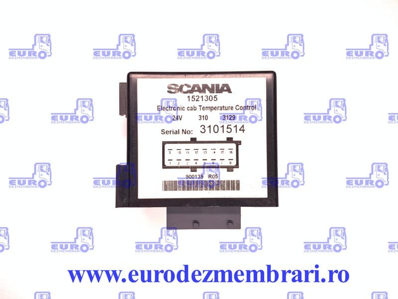 FÜLKE HŐMÉRSÉKLET VEZÉRLŐEGYSÉG SCANIA 1521305, 1386474, 1425069, 1435650, 1532526